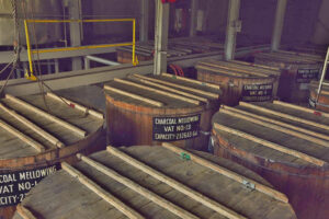 Jack Daniel Distillery - Charcoal Mellowing Vats, Covered