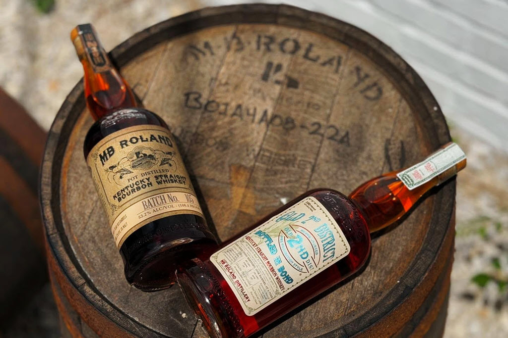 MB Roland Distillery - Pot Distilled Kentucky Straight Bourbon Whiskey and Old 2nd District Bottled-in-Bond