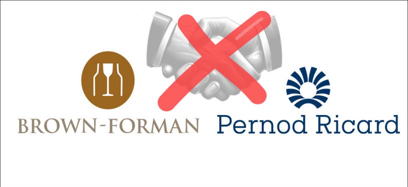 Brown-Forman Corporation - Ends Merger Talks with Pernod Ricard