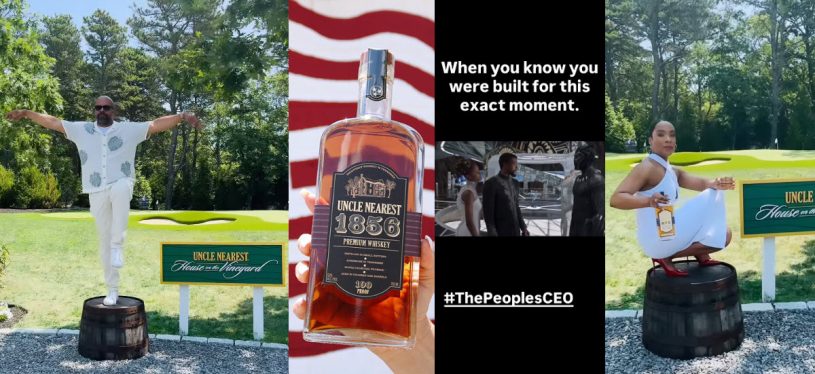 Nearest Green Distillery - Founders Fawn and Keith Weaver at the Uncle Nearest House on the Vineyard